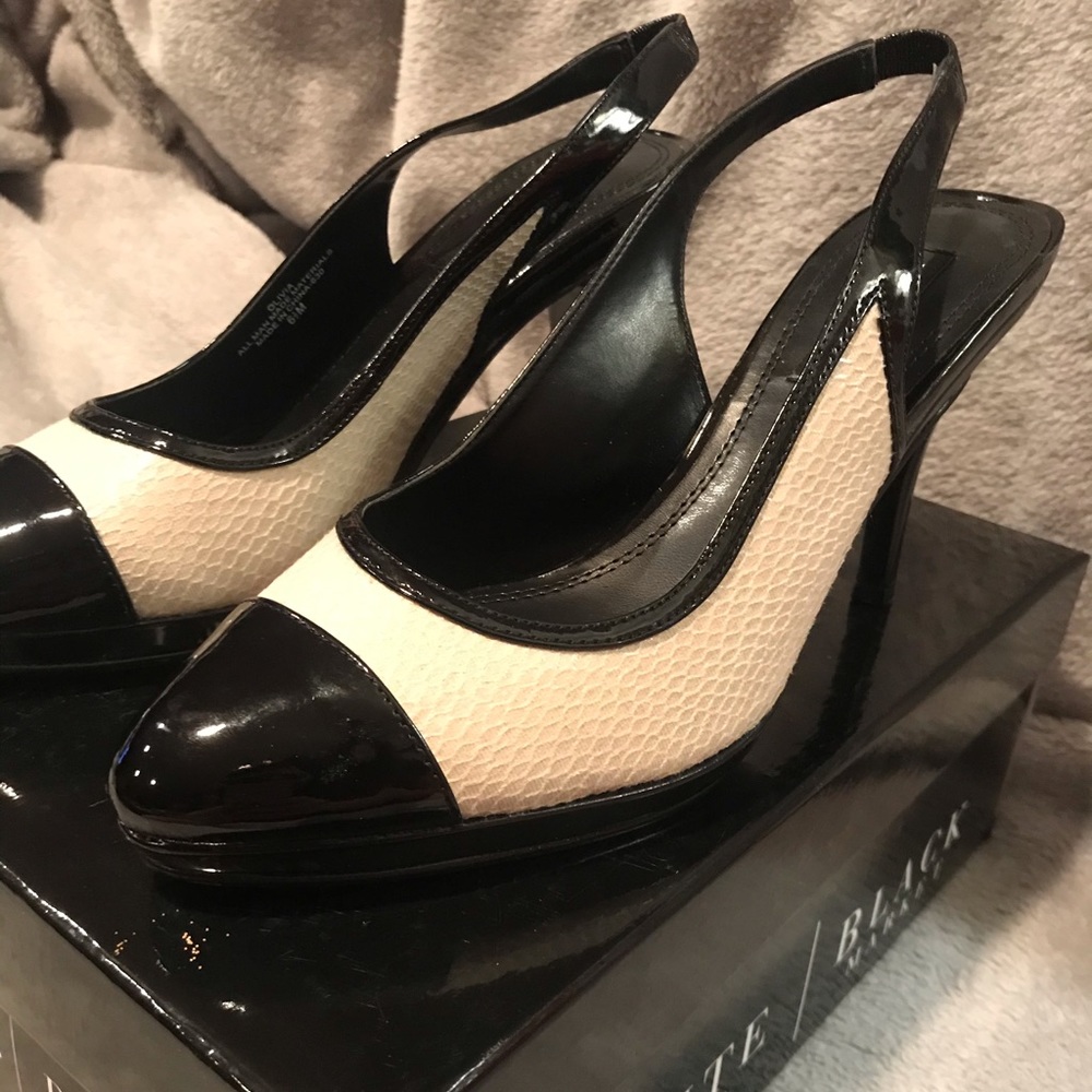 White House Black Market slingback pumps